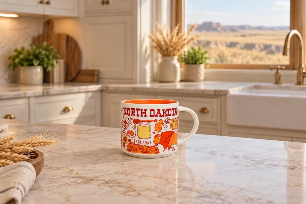 Starbucks North Dakota Been There Series Mug 14oz Collector Cup